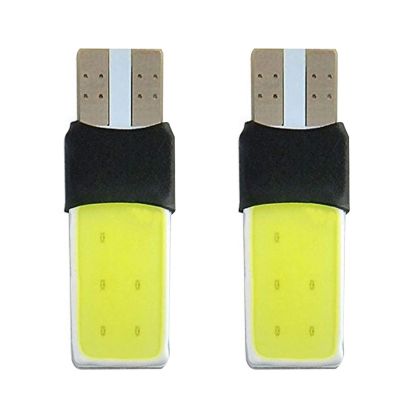 Allextreme EX57T10 Universal T10 LED Parking Light License Plate Interior Indicator Lamp Bulb for Car, Bike & Motorcycle (2 PCS)
