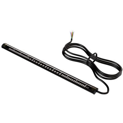 AllExtreme EXLPL053 Universal Licence Plate LED Light Strip with 48 SMD LEDs for Brake Stop Turn Signal (8 Inches, DC 12V, 8 Inch)