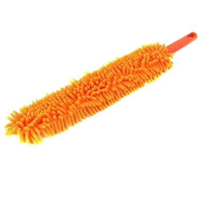 ALLEXTREME ‎DCF-GF02 Microfiber Brush with Flexible Plastic Handle Chenille Duster Washable Cleaning Mop for Cars Fans Ceiling Furniture & Home (Random Colour)