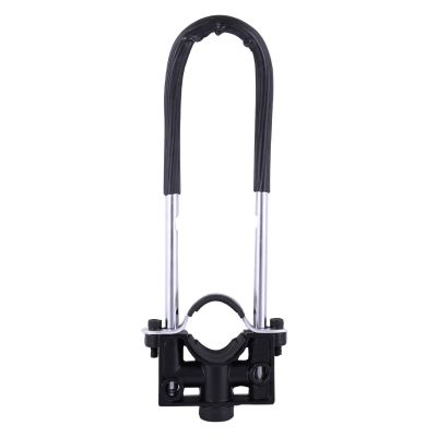 AllExtreme EXM2ULK Heavy-Duty Lancer Bike Lock Front Wheel Shocker Anti-Theft Safety with Mounting Bracket for Motorcycles Dirt Bikes Mountain Biking (Black)