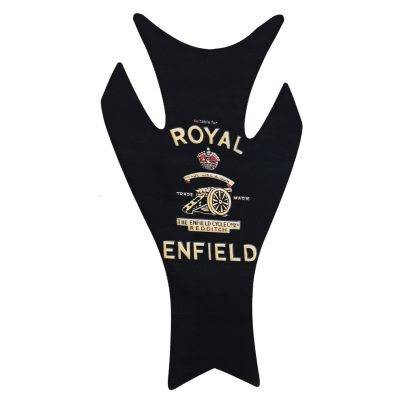 AllExtreme EXTP193 Customized Enfield Bullet Fuel/Gas Tank Pad Protector Decal Sticker (Black)