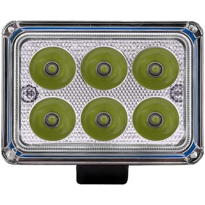Allextreme EX6FO1P 6 LED Fog Light Bar Waterproof High Beam Off Road Driving Work Lamp for Motorcycle and Cars (18W, White Light, 1 PC)