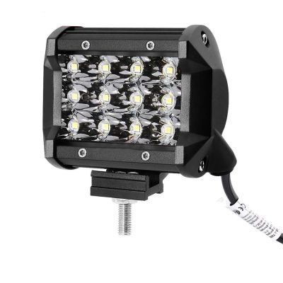 Allextreme EX12FW1 12 LED Fog Light Spot Beam Waterproof Off Road Driving Lamp for Motorcycle and Cars (36W, White Light, 1 PC)