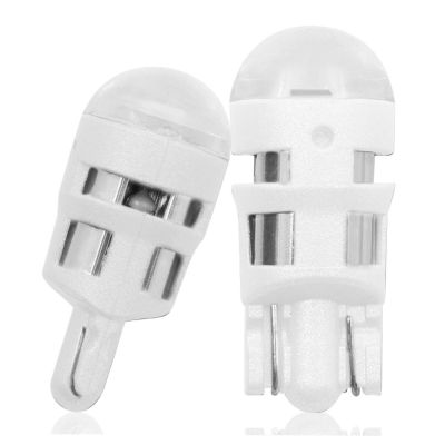 Allextreme EXTSBSW Universal T10 LED Parking Light 5630 CMD Super Bright Interior Pilot License Plate Dome Indicator Lamp Bulb for Car Bike and Motorcycle (3W, White, 2 PCS)