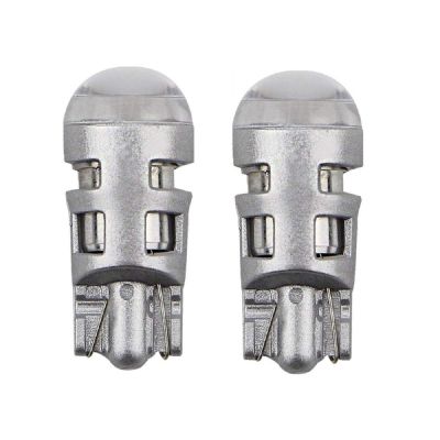 Allextreme EXTSBCW Universal T10 LED Parking Light 5630 CMD Super Bright Interior Pilot License Plate Dome Indicator Lamp Bulb for Car Bike and Motorcycle (3W, Silver, 2 PCS)