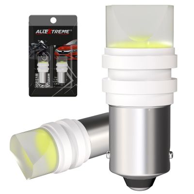 Allextreme EXBA2FF Universal BA9S Socket LED Parking Light License Plate Indicator Lamp Bulb for Car, Bike & Motorcycle (2 PCS)
