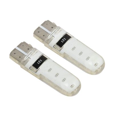 Allextreme EXT10SW Universal T10 LED Parking Light 6 SMD Super Bright Interior Pilot License Plate Dome Indicator Lamp Bulb for Car Bike and Motorcycle (2W, White, 2 PCS)