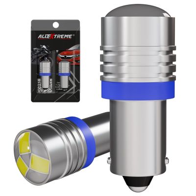 Allextreme EXPLBB2 Universal Multipurpose T10 5 SMD LED Projector Light for Car Interior Exterior, Bike Motorcycle (Cool Blue, 2 Pcs)