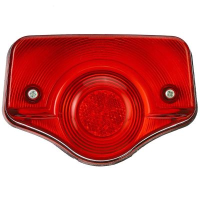 Allextreme EXUNOST Bike Customized Phantom Red Tail Light Motorcycle Number Plate Brake Rear Lamp Compatible for Bullet Standard