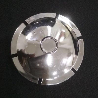 AllExtreme EXTBSAC Rear Suspension Plastic Chrome Axle Cap for Bullet Classic Electra and Standard 350cc and 500cc Motorcycles