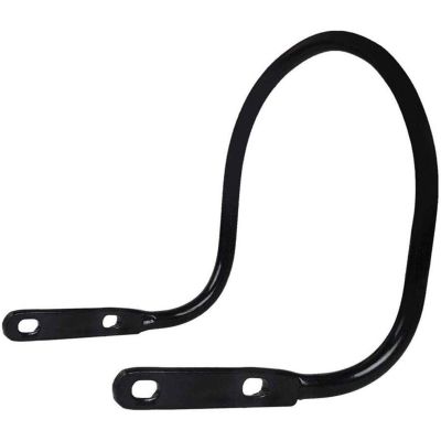 AllExtreme EXTBRBB Heavy Duty Bike Rear Seat Backrest Handle Support Compatible for BS3 and BS4 Model Bullet 350cc and 500cc (Black)
