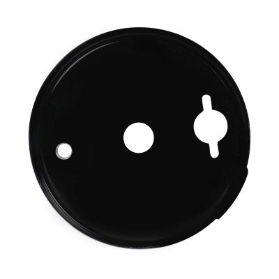 AllExtreme TBBS-099 Rear Brake Shoe Plate Cover for Old Model Bullet Classic Electra and Standard 350cc and 500cc Motorcycles (6 Inch, Black)