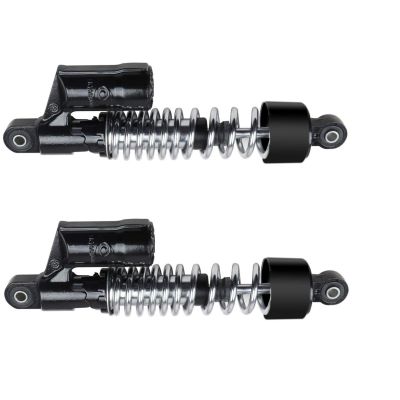 AllExtreme EXRSAS1 Rear Shocker Suspension Spring Adjustable Bike Shock Absorber for Royal Enfield Bullet Motorcycle (Black, 2 Pcs)