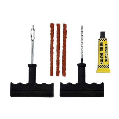 AllExtreme Universal Tubeless Tyre Puncture Repair Kit Flat Tire Puncher Patch Tools (Model 11)