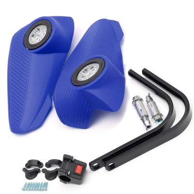 Allextreme LED Handguard 8 Watts Vision Light Lamp for ATV MX Off-Road Bright (Blue)