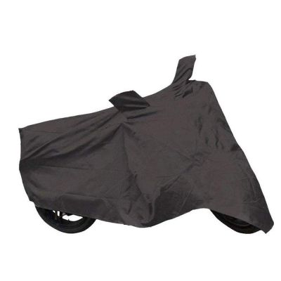 AllExtreme AEBODYC Waterproof Bike Body Cover Heavy Duty Custom Fit Compatible with Royal Enfield Bullet Classic, Electra and Standard (Black, Large)