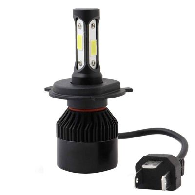 Allextreme 3 Car LED H4 6000K Headlight 25 Watt 2000LM Driving Headlamp Conversion Kit Car High/Low Beam Bright Beam Chip Fog Light for SUVs Trucks Sedans Motorcycle (White)