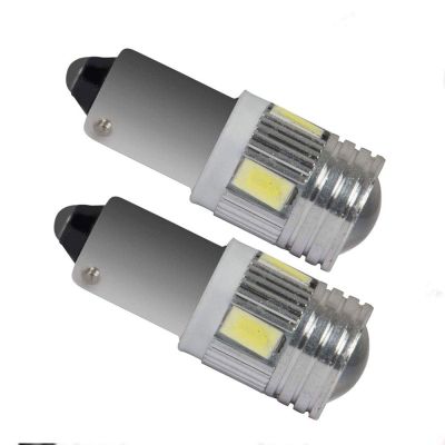 Allextreme ‎EXTMD02 Universal Multipurpose T10 5 SMD LED Projector Light for Car Interior Exterior, Bike and Motorcycle 2 Pcs (White)