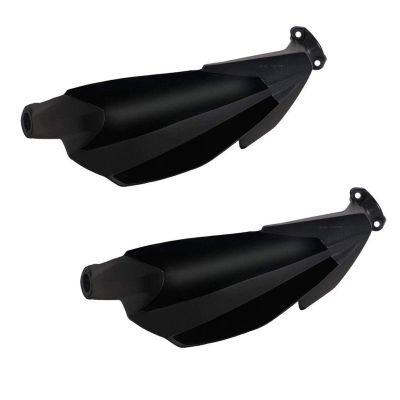 AllExtreme EXHGDB1 Universal Bike Handlebar Handguard Finger Brush Wind Protector Compatible for Duke 125, 200, 250 & 390 Motorcycles (Black)