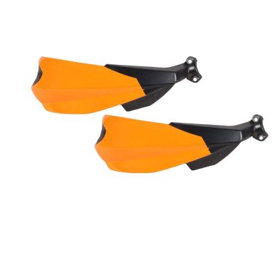 AllExtreme EXHGDO1 Universal Bike Handlebar Handguard Finger Brush Wind Protector Compatible for Duke 125, 200, 250 & 390 Motorcycles (Orange)