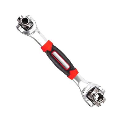 Allextreme EXWT48T Universal Wrench 48 Tools in One Socket with 360 Degree Rotating, Furniture Car Repair Home Tool Works with Spline Bolts, Square Damaged Bolts