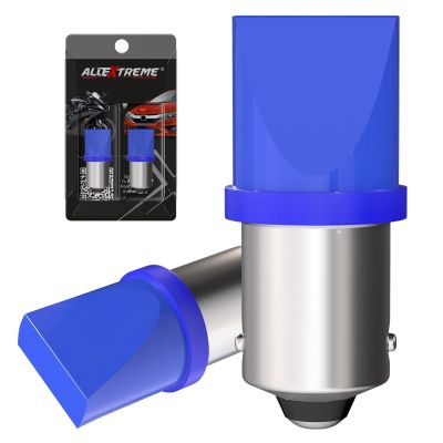 Allextreme EXB2T10 BA9S LED Parking Light SMD Interior Pilot License Plate Dome Indicator Lamp Bulb for Car Bike and Motorcycle (2W, Blue, 2 PCS)