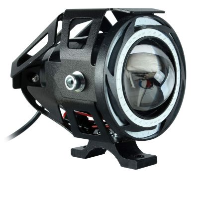 Allextreme EXFLTPL01 U11 CREE LED Fog Light Universal Waterproof Projector Lamp with Dual Ring for Car, Motorcycle and Bikes (Pack of 1)