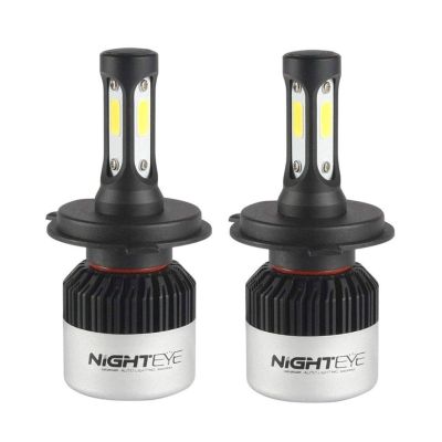 Allextreme EXH4HL2 H4 LED Headlight Bulb 2 Pcs Bright Driving Head Lamp Conversion Kit for SUVs and Cars (36W, 9000LM)