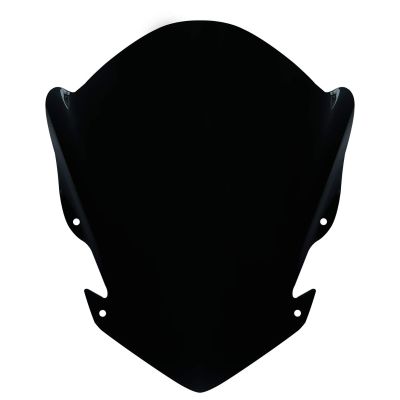 AllExtreme EXRC200 Plastic Windscreen Visor Compatible with KTM RC 200 Front Fairing Windshield Baffle Wind Deflector (Black)