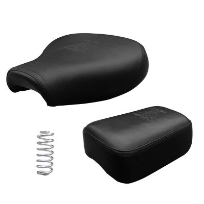 Allextreme Motorcycle Seat Cover PU Leather Anti Skid Split Water-Resistant Bike Cushion Compatible with Classic 350 & 500cc (Black, Model-7)