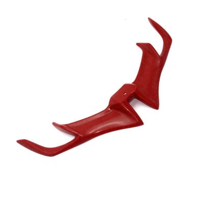 AllExtreme EXSGAR1 Motorcycle Front Fairing Aerodynamic Winglet 2.0 for R15 V3 (Red)