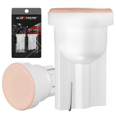 Allextreme EXLGLR2 Universal T10 LED Parking Light Super Bright Interior Pilot License Plate Dome Indicator Lamp Bulb for Car Bike and Motorcycle (2W, Pink, 2 PCS)