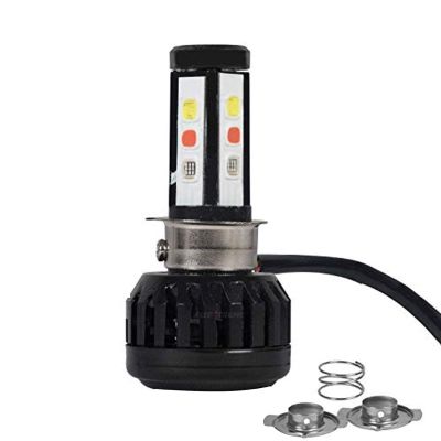 Allextreme Car LED H4 Headlight 40 Watt Driving Headlamp High Low Beam Chip Fog Flash Light for SUVs Trucks Sedans Motorcycle