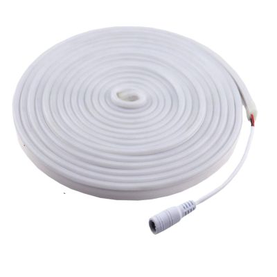 Allextreme AX-LED4 Neon LED Flexible Strip Light 12V Decorative Interior Exterior Car Truck Styling EL Wire Glow String Tube (White, 5M)