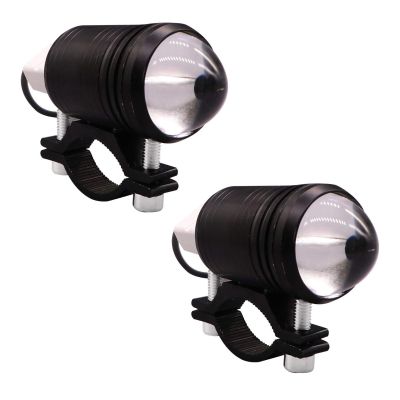Allextreme AXU102 CREE LED Fog Light 12V Projector Lamp Waterproof Driving Headlight for Car and Motorcycle 25W (Pack of 2)