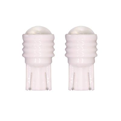 Allextreme EXT021W Universal T10 LED Parking Light Super Bright Interior Pilot License Plate Dome Indicator Lamp Bulb for Car Bike and Motorcycle (1W, White, 2 PCS)