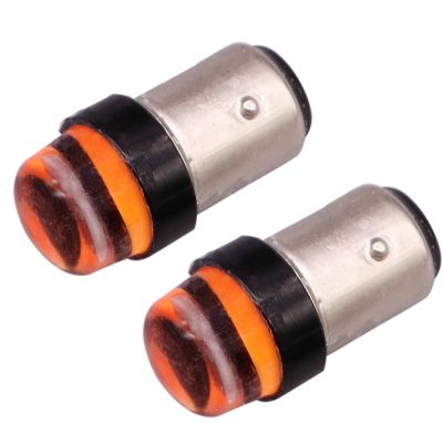 Allextreme EXBSG2R Silica Gel LED Bulb Parking Light Super Bright Lamp Chipset Silicone License Plate Dome Indicator for Car Bike and Motorcycle (3W, Red, 2 PCS)