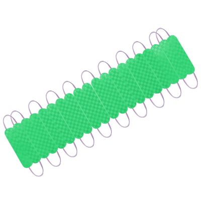 AllExtreme EXMIL9G 9 LED Module Light Interior Exterior 12V 5730 Injection Decorative Lamp with Adhesive Backside for Car, Home & Decoration (20 Strips, Green)
