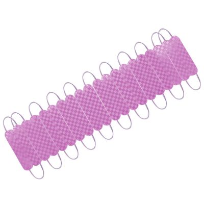 Allextreme EXMIL9P 9 LED Module Light Interior Exterior 12V 5730 Injection Decorative Lamp with Adhesive Backside for Car, Home & Decoration (20 Strips, Pink)