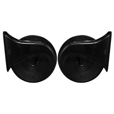 AllExtreme SHONTONE-B SHON Bike & Car Horns Super Loud Sound Air Siren (12V, Black, 2 Pcs)