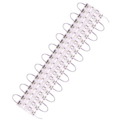 AllExtreme EX3MLIW 3 LED Module Light Interior Exterior 12V 5730 Injection Decorative Lamp with Adhesive Backside for Car, Home & Decoration (20 Strips, White)