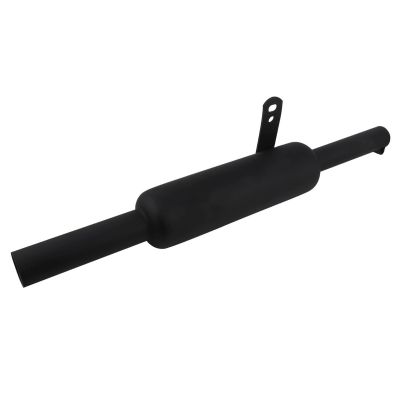 AllExtreme TBSL047B Indori Model Exhaust Silencer for BS3 and BS4 Model Bullet 350cc and 500cc (Black)