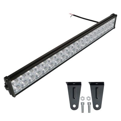 Allextreme EXF40L1 40 LED Fog Light 20 Inch Flood LED Work Double Row White Light Waterproof Driving Lamp Universal for Car Motorcycle Bike (120W, 1 Pc)