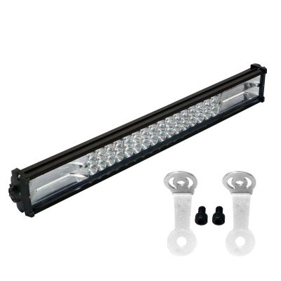 Allextreme EXF48L1 48 LED Fog Light 21 Inch Flood LED Work Double Row White Light Waterproof Driving Lamp Universal for Car Motorcycle Bike (96W, 1 Pc)