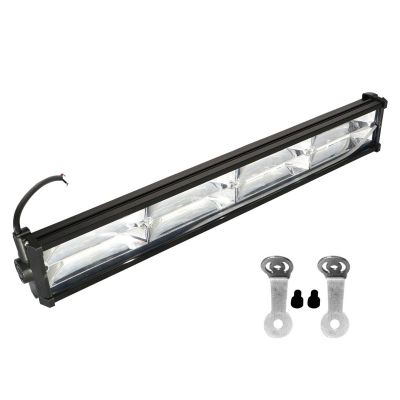 Allextreme EXW72L1 96 LED Fog Light 18 Inch Flood LED Work Double Row White Light Waterproof Driving Lamp Universal for Car Motorcycle Bike (72W, 1 Pc)