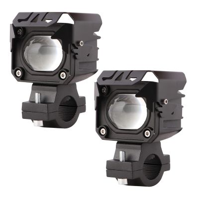 Allextreme EX20RS2 LED Fog Light Spot Beam Projector Lens Heavy Duty Waterproof Driving Lamp for Motorcycle Bike Car SUV (20W, 2 PCs)