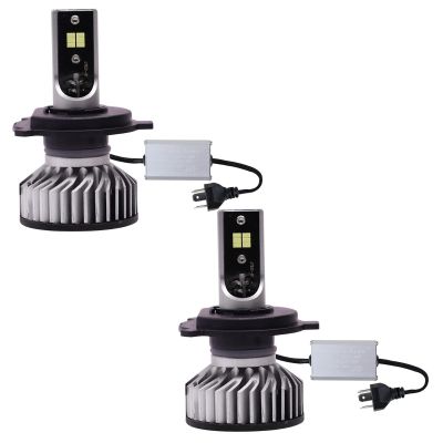 AllExtreme EXSRS2 H4 LED Headlight Bulb with Cooling Fan 36W Head lamp Conversion Kit for Bike Car SUV and Motorcycles (PACK - 2)