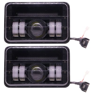 Allextreme EXSS02S LED Headlight Lamp Universal Waterproof Off Road Driving CREE LED Fog Light for Bike, Jeep and Cars (White, Pack - 2)