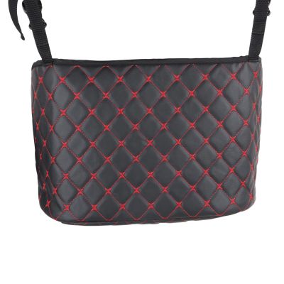 Allextreme EX-IT-01-R Trunk Organizer Backseat Large Anti-Slip Storage Hanging Utility Tool Space Saver Bag for Cars, SUVs & Trucks (Red)