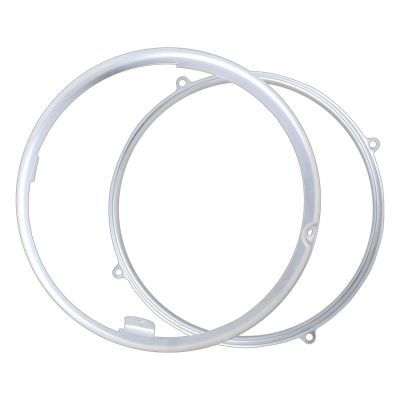 Allextreme Outer Ring for Headlight Trim Ring Heavy Duty Chrome Plated Head Lamp Cover compatible With Bullet Motorcycles